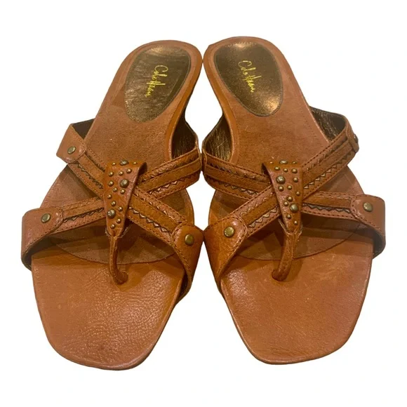 Cole Haan | Shoes | Cole Haan Brown Leather Sandals Nike Air 